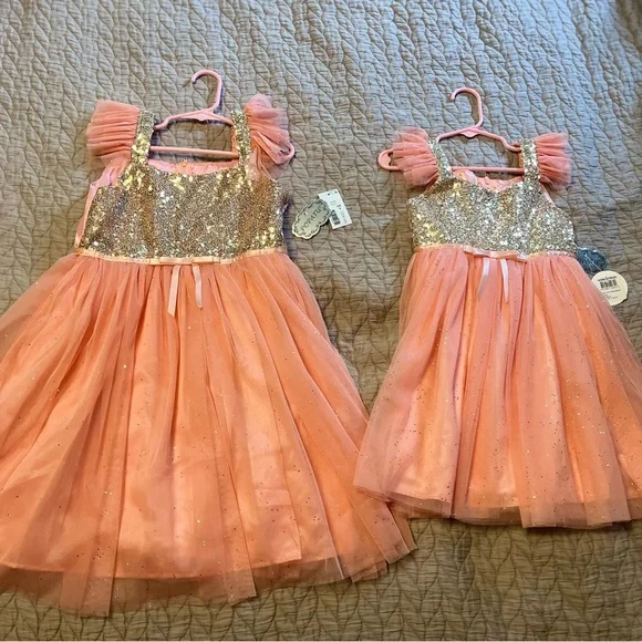Popatu | Dresses | Popatu Little Girls Sequin Dress Size 4 | Poshmark